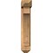 Ekena Millwork Imperial Arts and Crafts Smooth Bracket w/ Offset Brace, Western Red Cedar, 5 1/2"W x 18"D x 30"H BKT0604X18X30IMP03SWR - alternate 2